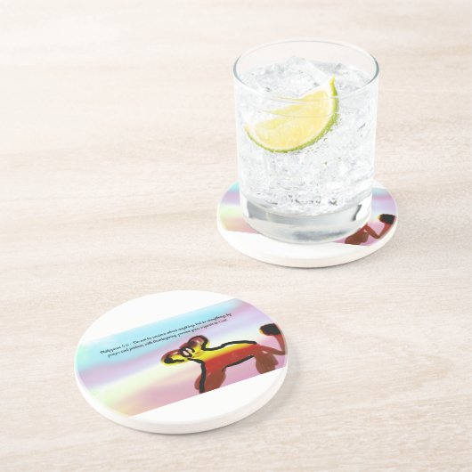 jesus get this  getränkeuntersetzer (Seite)