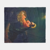 Jesus Gethsemane Agony Garden Mount Olives Hofman Fleecedecke (Vorderseite (Horizontal))