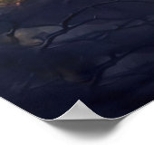 Jesus Gethsemane Agony Garden Mount Olives Hofman Poster (Ecke)