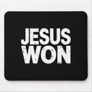 Jesus gewann christlichen Glauben religiös  Mousepad