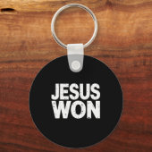 Jesus gewann christlichen Glauben religiös Schlüsselanhänger (Vorderseite)