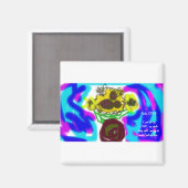 Jesus gewartet magnet (Vorderseite/Rückseite)