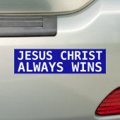 Jesus-Gewinne Autoaufkleber (Auf Auto)