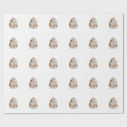 Jesus Gewohnheits-Tracker Glaube Jesus Gewohnheits Geschenkpapier (Flach)