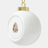 Jesus Gewohnheits-Tracker Glaube Jesus Gewohnheits Keramik Kugel-Ornament (Rechts)
