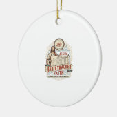 Jesus Gewohnheits-Tracker Glaube Jesus Gewohnheits Keramik Ornament (Links)