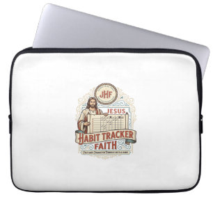 Jesus Gewohnheits-Tracker Glaube Jesus Gewohnheits Laptopschutzhülle