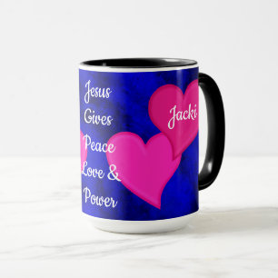 Jesus gibt Frieden Liebe und Power - Persönliche U Tasse