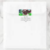 Jesus gibt Liebe und Kraft, Quadratischer Aufkleber (Tasche)