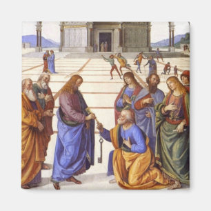 Jesus gibt Peter die Schlüssel zum Magnet