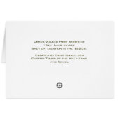 Jesus ging hierher: Mt Tabor (Rückseite Horizontal)