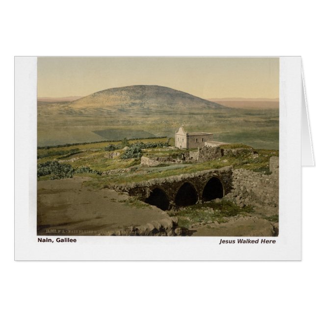 Jesus ging hierher: Nain, Galiläa (Vorderseite (Horizontal))