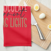 Jesus Ginger Brot Heiße Schokolade Weihnachtsbeleu Geschirrtuch (Viertel Falte)