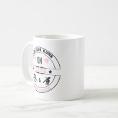Jesus Girl and Acro dance Girl Funny Kaffeetasse (Vorderseite Links)