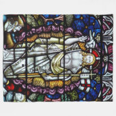 JESUS GLASS WINDOW FLEECEDECKE (Vorderseite (Horizontal))