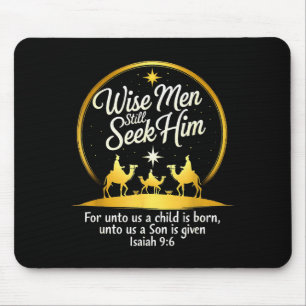 Jesus Glaube 3 Könige Vintage Weise Männer Suchen Mousepad