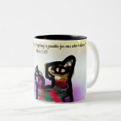 Jesus Glaube Zweifarbige Tasse (VorderseiteRechts)