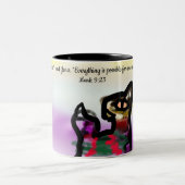 Jesus Glaube Zweifarbige Tasse (Mittel)