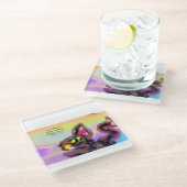 Jesus gleich glasuntersetzer (Schrägansicht)