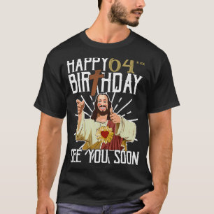 Jesus glücklich 64 Jahre alt Geburtstag sehen Sie  T-Shirt