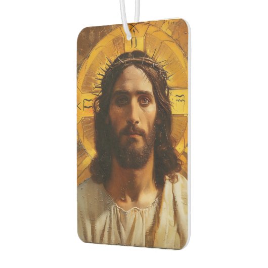 Jesus Gold Religious Autolufterfrischer (Links)