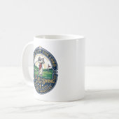 Jesus Golf-Shirt Glaube-basiertes Design_1 Kaffeetasse (Vorderseite Links)