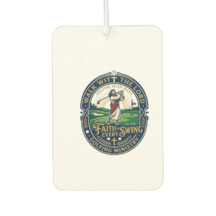 Jesus Golf-Shirt Glaubensbasiertes Design_1 Autolufterfrischer