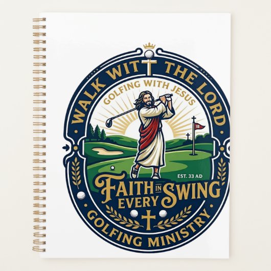 Jesus Golf-Shirt Glaubensbasiertes Design_1 Planer (Vorderseite)