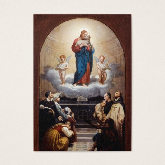 Jesus Good Schäferhund katholische Beerdigung Gebe (Vorderseite)