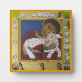 Jesus Good Shepherd Fotoplatte (Vorderseite)