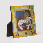 Jesus Good Shepherd Fotoplatte (Vorderseite)