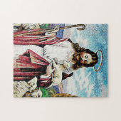JESUS GOOD SHEPHERHERHERDE CHRISTLICH JIGSAW PUZZL PUZZLE (Horizontal)