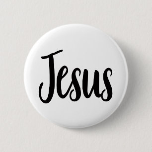Jesus Gospel Grafik Ästhetische Christliche Zitate Button