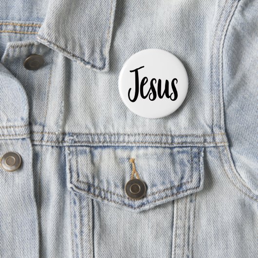 Jesus Gospel Grafik Ästhetische Christliche Zitate Button (Beispiel)