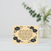 Jesus Gospel Tract Card Visitenkarte (Stehend Vorderseite)