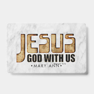 JESUS: Gott mit uns Ausweis