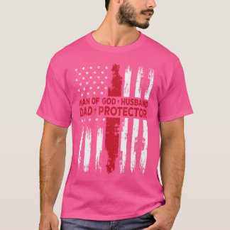 Jesus Gott Religious Man of God Husband Vater schü T-Shirt