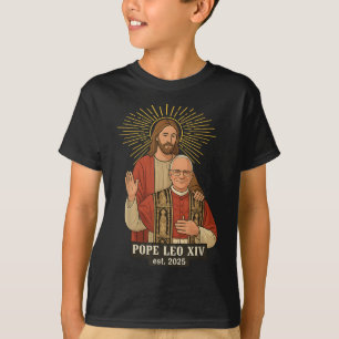 Jesus Gott segne Papst Leo Xiv T-Shirt