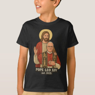 Jesus Gott segne Papst Leo Xiv T-Shirt