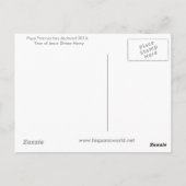 Jesus göttliche Barmherzigkeit katholische Postkar Postkarte (Rückseite)