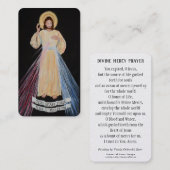 Jesus göttliche Barmherzigkeit katholisches religi Platzkarte (Vorne/Hinten)