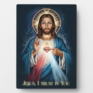 Jesus Göttliche Barmherzigkeit Künstlerische Kreid Fotoplatte