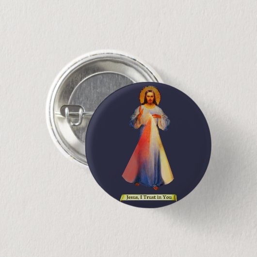 Jesus Gövine Mercy Button (Vorne & Hinten)