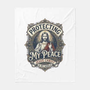 Jesus Grenzen Selbstachtung Shirt Glaube Basiertes Fleecedecke