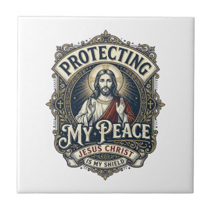 Jesus Grenzen Selbstachtung Shirt Glaube Basiertes Fliese