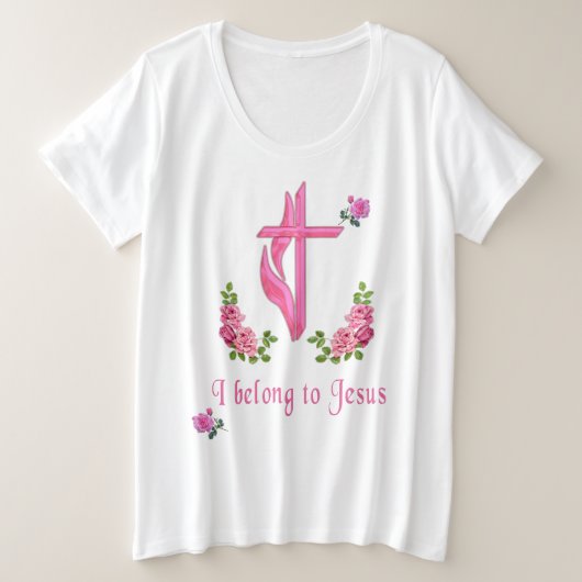 Jesus Große Größe T-Shirt (Design vorne)