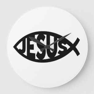 Jesus Große Wanduhr