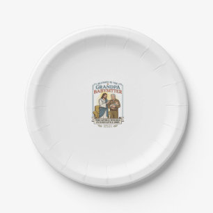 Jesus Großeltern Babysitting Humor T-Shirt Glaube  Pappteller