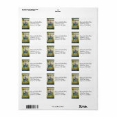 Jesus Grund für die Jahreszeit Adressaufkleber (Vorne)