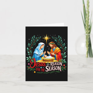 Jesus Grund Für Die Weihnachtszeit Geburt Christi Karte